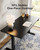 HUANUO Electric Standing Desks, Whole Piece Desktop, Adjustable Height Computer Desk, 4 Height Memory Settings, Sit Stand Up Desk for Home Office, 60" x 24", Black