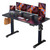 ErGear Height Adjustable Electric Standing Desk, 55 x 28 Inches Sit Stand up Desk, Memory Computer Home Office Desk, Black