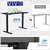 VIVO Electric 71 x 30 in Standing Adjustable Gaming Desk with Hidden Cable Trays, Full-Size Mouse Pad, Holds 220 lbs, Black Top Black Frame, DESK-KIT-1B6-P3B-71