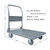 Heavy Duty Platform Truck Flat Moving Cart Hand Trucks Steel Push Dolly,Hand Trucks Heavy Trailer Steel Platform Cart with Handle and Silent Wheels for Warehouse Airport Moving Large Load Ca