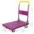 ZGLINMZ Lightweight Moving Flatbed Cart,Folding Platform Trucks,Push Cart Dolly,Service Carts Platform Hand Truck for Moving,Black 90x60x88cm