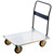 KYRRXLDM Push Cart Dolly Folding Platform Truck Aluminum Alloy Hand Cart with Wheels and Foldable Handle Push Trolley for Lage Parcel Tools Moving Platform Tru, 74 * 48