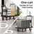 Upgraded Foldable Push Cart Dolly | 760 lbs. Capacity Moving Platform Hand Truck | Heavy Duty Space Saving Collapsible | 5‘’ TPR 360-Degree Silent Wheels | 2 Swivel Wheels and 2 Rigid Wheels