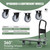 WUD Push Cart, Folding Mobile Platform Trolley,Thickened and Reinforced, 360° Swivel Wheels,30.3 “L x 19.7 ”W, 900 lb. Green Dolly cart with Wheels