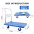 Doppy Push Cart Dolly 660 lbs, Foldable Moving Platform Truck with Swivel Wheels for Loading, Storage, Warehouse
