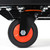 330 lb Folding Platform Truck Cart with 4" Silent TPR Wheels, Heavy Duty Flatbed Push Cart Dolly, Foldable Moving Utility Cart for Warehouse Garage Office Home, Black