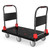 Heavy-Duty Platform Truck Cart with 2 Handrails and 6 of 6" Wheels 2200lbs Capacity Foldable Push Cart Dolly Large Flatbed Hand Cart Moving Dolly Cart for Groceries,Garage,Warehouse (50" Lx27 W)
