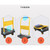 Platform Truck Cart Folding Platform Truck Plastic Panel and Metal Handle Moving Push Cart for Warehouse Basements Flatbed Trolley Easy Transport Push Cart Dolly (Size :