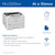 Brother HL-L5210DW Business Monochrome Laser Printer with Duplex Printing, Versatile PaperHandling, Wireless and Gigabit Ethernet Networking, and Mobile Printing, Works with Alexa