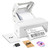 Arrvel Bluetooth Thermal Label Printer with Stand, Wireless 4x6 Shipping Label Printer for Small Business, Support iPhone, Android Windows & Mac, Widely Used for USPS Amazon Etsy Shopify (White)