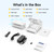 Arrvel Bluetooth Thermal Label Printer with Stand, Wireless 4x6 Shipping Label Printer for Small Business, Support iPhone, Android Windows & Mac, Widely Used for USPS Amazon Etsy Shopify (White)