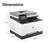 HP Color LaserJet Pro MFP 3301fdw Wireless All-in-One Color Laser Printer, Office Printer, Scanner, Copier, Fax, ADF, Duplex, Best for office (499Q5F)