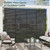 Trygoal Outdoor Privacy Screen Set of 2, Freestanding Privacy Panel with Stand, 72" H×47" W HDPE Decorative Privacy Panels, Outdoor Divider Privacy Screen for Patio,Deck, Balcony, Pool