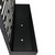 Oakland Living 6 ft. X 4 ft. Black Freestanding Metal Privacy Screen Room Divider with Flower Box