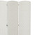 HOMCOM Room Divider 3 Panel, 6FT Tall Folding Privacy Screen, Freestanding Hand-Woven Partition for Room Separation with 360° Hinges, Paper Rope Diamond Weave, White