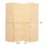 Bamboo Room Divider Folding Privacy Screens, Wall Divider for Room Separation, Portable Room Partitions and Dividers, 5.6FT Bamboo Mesh Woven Room Divider Panel (Beige, 4 Panel)