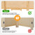 Bamboo Room Divider Folding Privacy Screens, Wall Divider for Room Separation, Portable Room Partitions and Dividers, 5.6FT Bamboo Mesh Woven Room Divider Panel (Beige, 4 Panel)