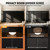 Room Divider Panel, Siebwin 3 Panel Folding Privacy Screens with Wider Feet, 12 Ft Portable Room Partition for Room Separator, Room Divider Screen Partition Room Dividers Freestanding