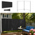 Windscreen4less Outdoor Privacy Fence Screen, 6'x12' Freestanding Privacy Fencing Set with Iron Poles and Ground Spikes, UV Resistant Mesh Cover Garden Pet Fencing for Backyard Patio Pool, Black