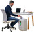 Kobra Hybrid-S Cross-Cut Paper Shredder, 24 Hours Continuous Operation, Exclusive Hybrid Technology, 12-14 Sheet, Made in Italy