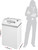 Intimus 227154S1 Model 120CC3 Cross Cut Paper Shredder; Shreds 21-25 Papers per Pass; Accepts Paper Clips, Staples, Credit Cards, Floppy Disks, Junkmail, and CDs/DVDs