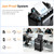 100-Sheet Auto Feed Paper Shredder with Wheels – High-Capacity, Quiet, Cross-Cut for Home & Office, Secure Document Shredding