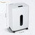 Low Noise 42dB Paper Shredder for Home, 15-Sheet Cross Cut, 30-min Runtime, CD/Credit Card Office Shredder, 6.6 Gallons Wastebasket, P-4 High Security, White