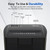 Low Noise 48dB Paper Shredder for Home, 15-Sheet Cross Cut, CD/Credit Card Office Shredder, 4.7 Gallons Wastebasket, P-4 High Security, Black