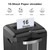 Bonsaii 16-Sheet Microcut Paper Shredder, 60-Minute Home Office Heavy Duty Shredder for CD/Credit Card, P-4 Level with 6-Gal Pullout Bin (C149-D)