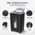 Wingwise Auto Feed Paper Shredder, 60 Sheets Cross Cut, CD/Credit Card Shredder with Anti-Jam & Dual Modes, 5.8 Gallon Bin, P-4 High Security for Home Office