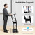 TFCFL Curved Podium Stand, Metal Black Podium for Classroom Stage Large Curved Lectern Pulpit Lectern for Speeches, Opening Ceremonies, Celebrations Church Pulpit Podium Lectern