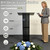 Acrylic Podium Stand, 47" Church Pulpit with Double Storage Shelves, 12mm Ultra-Thickened Clear Lectern for Teacher Classroom, Heavy Duty Portable Transparent Pulpitos para Iglesias