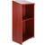 VEVOR Podium Stand, 47 inch Hostess Stand with 4 Rolling Wheels, Wood Podium with Storage Shelves and Slant Desktop, Lecterns & Podiums for Home, Office, School, Church, Brown