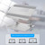 BoYata Laptop Stand, Adjustable Laptop Riser with Slide-Proof Silicone and Protective Hooks, Aluminum Notebook Stand for Laptop up to 15 Inches, Laptop Holder Compatible for MacBook (Silver-2)