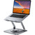 JOYEKY Laptop Stand for Desk, Adjustable Computer Stand with 360° Rotating Base, Ergonomic Laptop Riser for Collaborative Work, Foldable & Portable Laptop Stand, fits for All 10-16" Laptops
