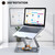 JOYEKY Laptop Stand for Desk, Adjustable Computer Stand with 360° Rotating Base, Ergonomic Laptop Riser for Collaborative Work, Foldable & Portable Laptop Stand, fits for All 10-16" Laptops