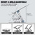 JOYEKY Laptop Stand for Desk, Adjustable Computer Stand with 360° Rotating Base, Ergonomic Laptop Riser for Collaborative Work, Foldable & Portable Laptop Stand, fits for All 10-16" Laptops
