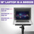 Liquid Stands Laptop Desk Mount for Piano, Keyboard & DJ Workstations - 9x12.5 Adjustable Laptop Arm Mount for Desk Holds Up to 65 LBS– Ergonomic & Adjustable Design