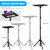 DECOSIS Projector Stand Tripod Adjustable, Laptop Height from 23.5 to 63.5 inches with Gooseneck Phone Holder, Floor for Office, Home, Stage, Studio, DJ Racks Holder Mount, 23.5inch-63.5inch