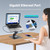 Adjustable Laptop Stand for Desk with Docking Station 11-in-1, Aluminum Laptop Riser with USB Hub 360°Swivel Dual Display 4K60Hz HDMI Gigabit Ethernet USB3.0 PD100W for MacBook Pro Air/Dell/HP 7-15.6"