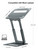 tounee Laptop Stand for Desk Adjustable Height, Telescopic Computer Stand with Pull Out Design Ergonomic Laptop Riser Fits All Laptops 10-17"-Gray