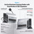 PULWTOP MacBook Docking Station Dual Monitor 4K@60Hz for MacBook Pro/Air M4 M5, Vertical Stand Dock with 2 HDMI, M.2 NVME SSD Enclosure 4TB, PD 100W, USB A/C 10Gbps, Ethernet, SD/TF for Home & Office