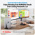 PULWTOP MacBook Docking Station Dual Monitor 4K@60Hz for MacBook Pro/Air M4 M5, Vertical Stand Dock with 2 HDMI, M.2 NVME SSD Enclosure 4TB, PD 100W, USB A/C 10Gbps, Ethernet, SD/TF for Home & Office