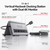 MacBook Pro Docking Station Dual Monitor 4K@60Hz for MacBook Pro/Air M3 Pro/M4/M5, PULWTOP USB C Docking Station Stand Laptop Dock with 2 HDMI, PD, Ethernet, USB A/C 10Gbps, Audio, SD/TF, USB 2.0