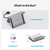 MacBook Pro Docking Station Dual Monitor 4K@60Hz for MacBook Pro/Air M3 Pro/M4/M5, PULWTOP USB C Docking Station Stand Laptop Dock with 2 HDMI, PD, Ethernet, USB A/C 10Gbps, Audio, SD/TF, USB 2.0