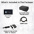 Dell WD15 130W Monitor Dock 4K USB-C - Dell Docking Station for Laptops with 130W AC Adapter + HDMI Cable + Microfiber Cloth (Renewed)