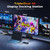 Surface Docking Station Triple Displays Dual HDMI + VGA with Power Adapter,12 in 1 Surface Dock 2 for MS Surface Pro 12/11/10/9/8/X/7/6/5/4/3,Surface Laptop 7/6/5/4/3/2/1,Surface Book Go