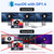 USB C Docking Station 3 Monitors Laptop Dock Dual Monitor with 2 HDMI DisplayPort 4K@144Hz,USB A 2.0/3.0,USB C 3.1 10Gbps&30W Output,Ethernet,microSD&SD,Audio&Mic,150W DC Power for Dell/Lenovo/HP