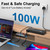 WAVLINK DisplayLink Laptop Docking Station Dual 4K@60Hz(2 HDMI+2DP), 100W PD Charging Compatible with Thunderbolt 5/4, USB-C M1-M5 Mac/MacBook Neo, Windows, Chrome, 6 USB Ports, LAN - Driver Required