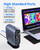 16-in-1 Universal Docking Station for All Laptops with 150W Power Adapter, Triple Monitor for Mac, Windows, ChromeOS, Linux, Dual HDMI, DP, 10Gbps USBC USBA, Gigabit Ethernet, SD/TF, Audio